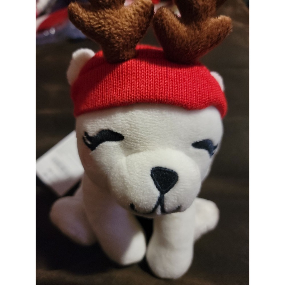 Gymboree polar bear‎ Christmas plush purse nwt